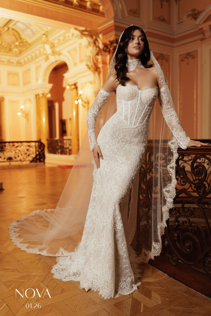 Rochia de mireasă NOVA 01.26 din colecția oficială Maya Fashion